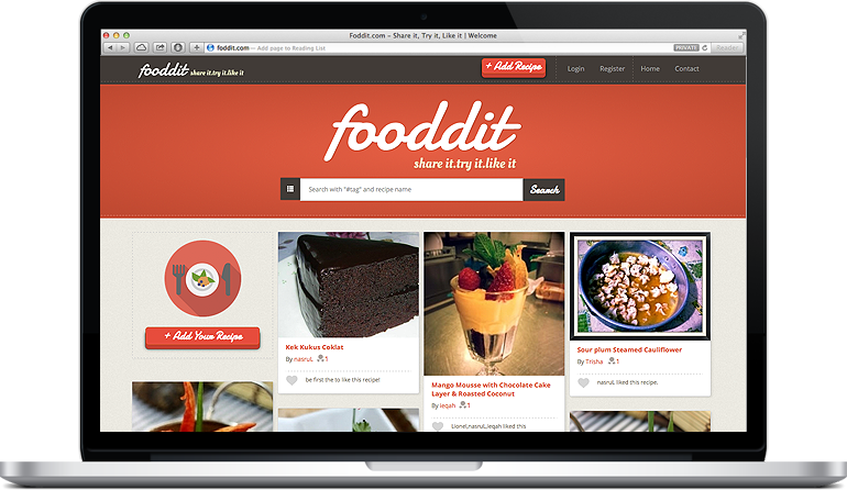 Portal for food, cooking and recipes, Malaysian style